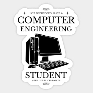 Computer Engineering - White Version - Engineers Sticker